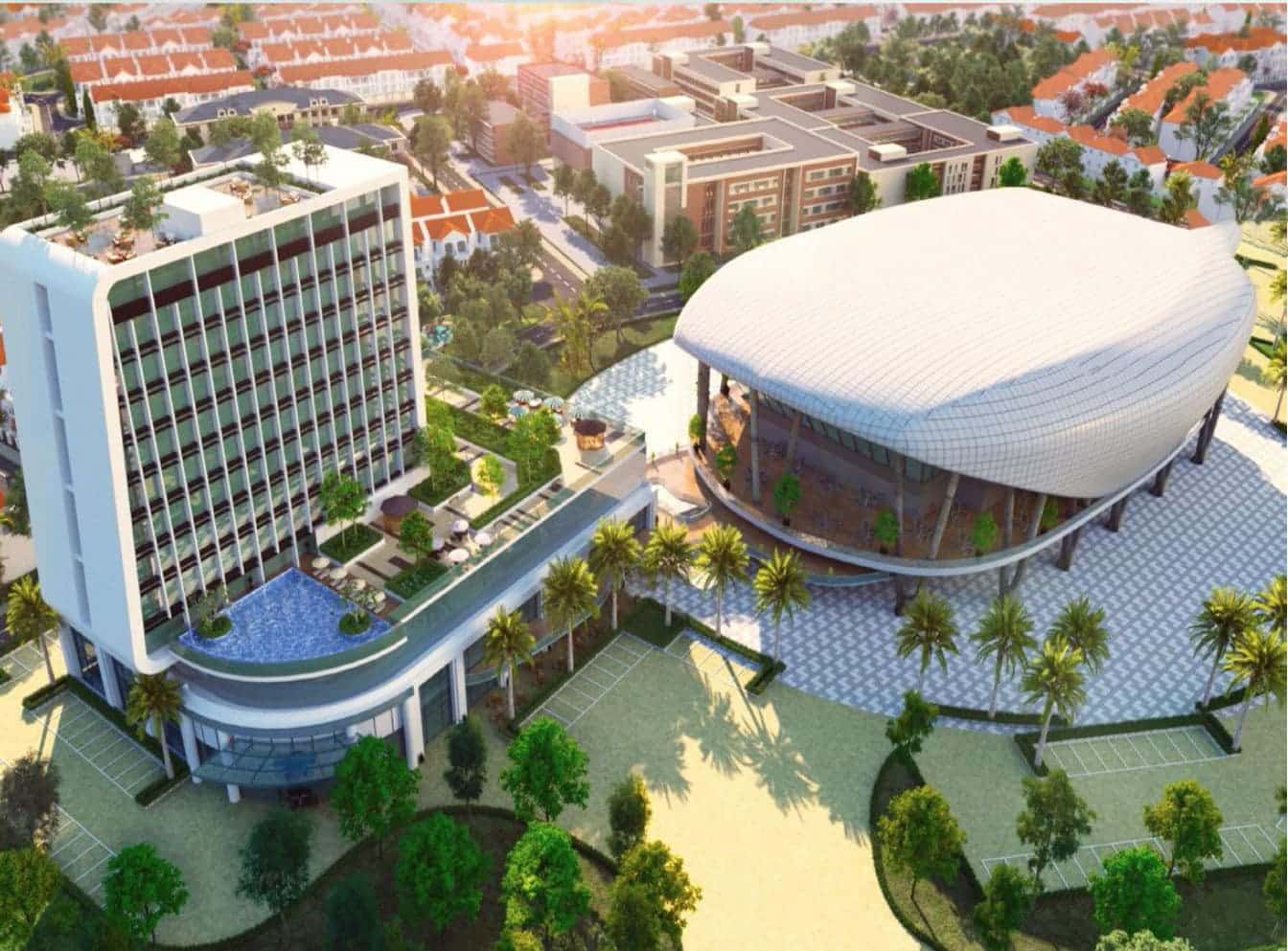 Aqua Arena và khách sạn Novotel tại Aqua City kiến tạo tổ hợp sự kiện, lưu trú và giải trí quy mô lớn, nâng tầm trải nghiệm đa sắc màu.