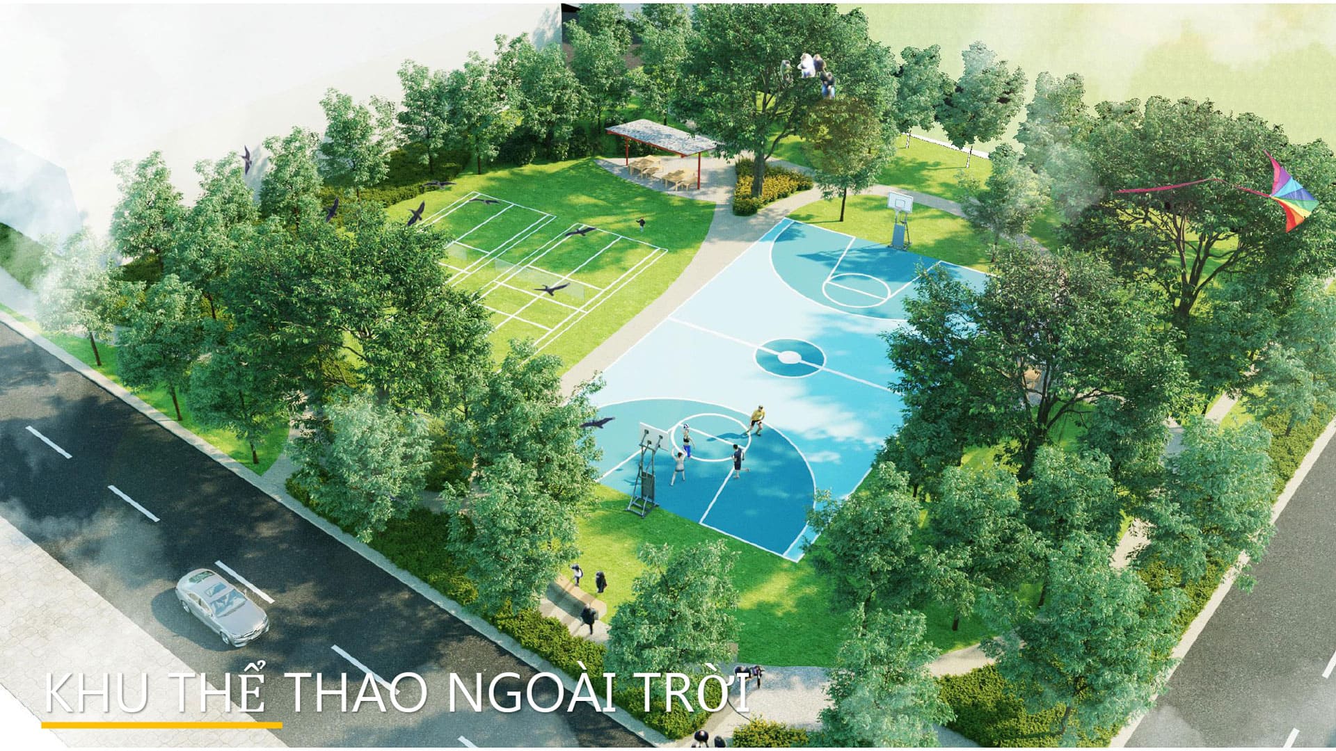 Phong thủy vượng khí nhờ địa thế bao bọc bởi sông Đồng Nai và sông Buông