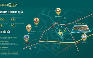 Vị trí Aqua City sở hữu tâm điểm giao thông chiến lược tại Biên Hòa, thuận tiện kết nối trung tâm TP.HCM, sân bay Long Thành và chuỗi hạ tầng liên vùng đang tăng tốc.