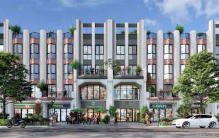 Boutique Shophouse Sun Harbor 1 sở hữu vị trí trên trục Hương Lộ 2, kết nối lõi thương mại Aqua City và tổ hợp quảng trường – bến du thuyền Aqua Marina.