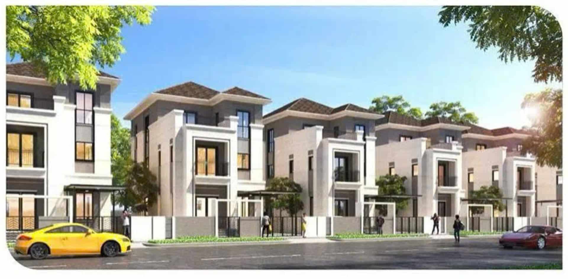 Mẫu biệt thự Garden Villa 12x20m và 15x25m tại Sun Harbor 3 – The Elite 1 nổi bật với kiến trúc sang trọng, sân vườn riêng và nhiều mặt thoáng, phù hợp không gian an cư cao cấp tại Aqua City Đồng Nai