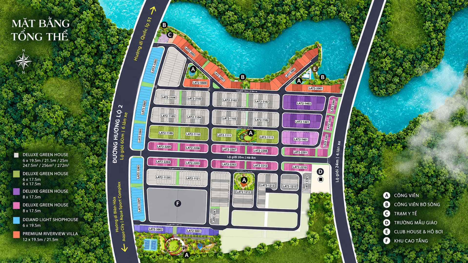 Trải nghiệm môi trường sống trong lành, mật độ thấp trên quy mô 27ha tại River Park 1